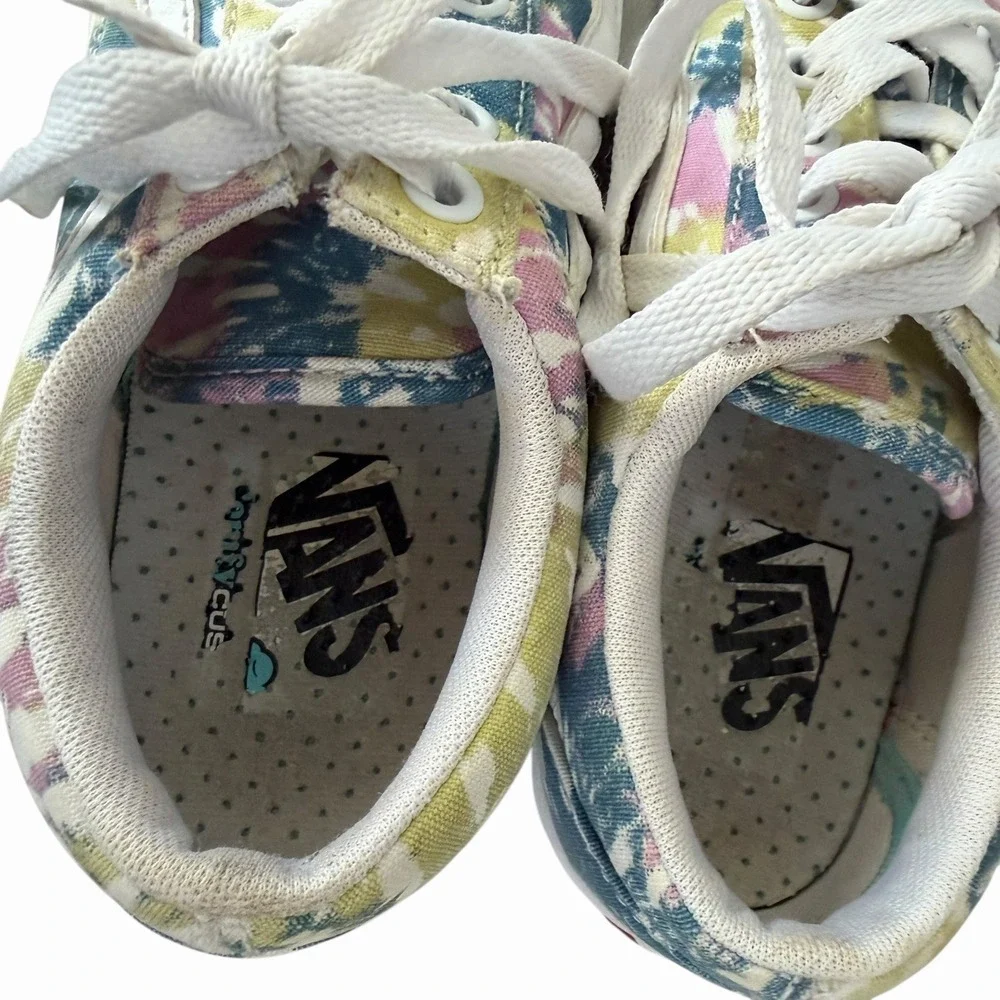 Vans Comfy Cush Old Skool Tie Dye Lace Up Shoes Sneakers MEN 6/WOMEN 7.5 Groovy‎